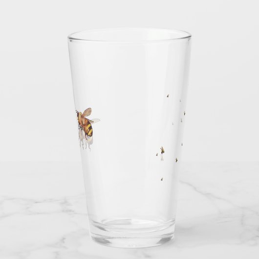 蜂 タンブラーグラス (左)