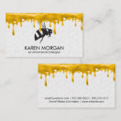 蜂 | ハニカム | ハニードリップ 名刺 (正面/裏面)