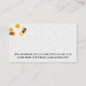 蜂 | ハニカム | 昆虫 名刺 (裏面)