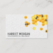 蜂 | ハニカム | 昆虫 名刺 (正面)