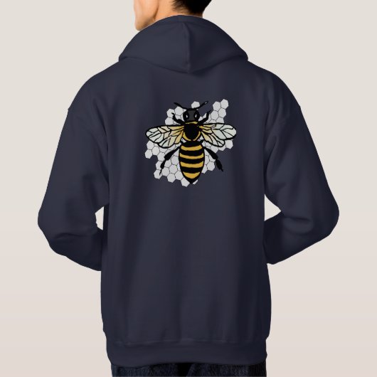 蜂 パーカ (裏面)