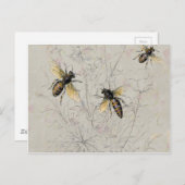 蜂 ポストカード (正面/裏面)