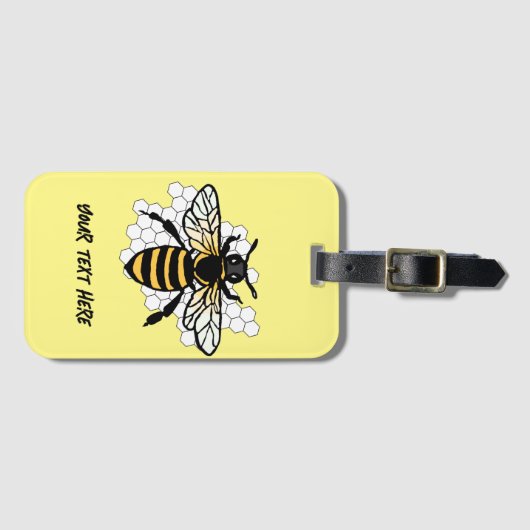 蜂 ラゲッジタグ (正面横)