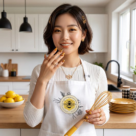 蜂 ロングエプロン