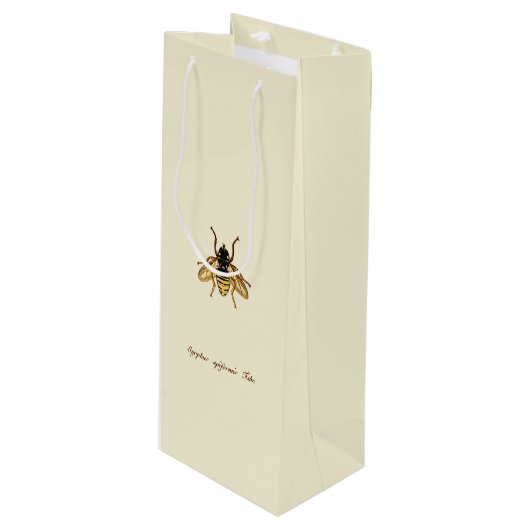 蜂 ワインギフトバッグ (正面アングル)