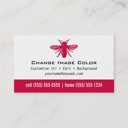 蜂-個人事業カード 名刺 (正面)