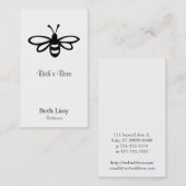 蜂[黒] 名刺 (正面/裏面)