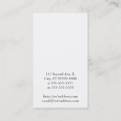 蜂[黒] 名刺 (裏面)