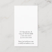 蜂[黒] 名刺 (裏面)