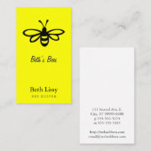 蜂[黒] 名刺 (正面/裏面)