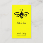 蜂[黒] 名刺 (正面)