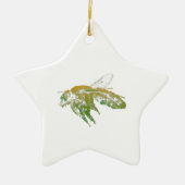 蜂 – Bees – 昆虫 – Honey Bee - Bee Sting セラミックオーナメント (正面)