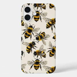 蜂 iPhone 16 PLUSケース