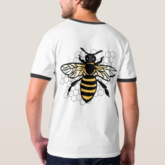 蜂 Tシャツ (裏面)