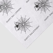 蜘蛛とクモの巣 シンプル ハッピー ハロウィン 薄葉紙 (詳細)