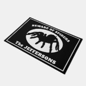 「蜘蛛に注意」タランチュラ・ドアマット ドアマット (アングル)