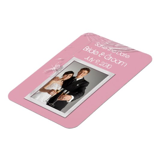 蜘蛛の巣と白い蜘蛛が日付を救う マグネット (左側)