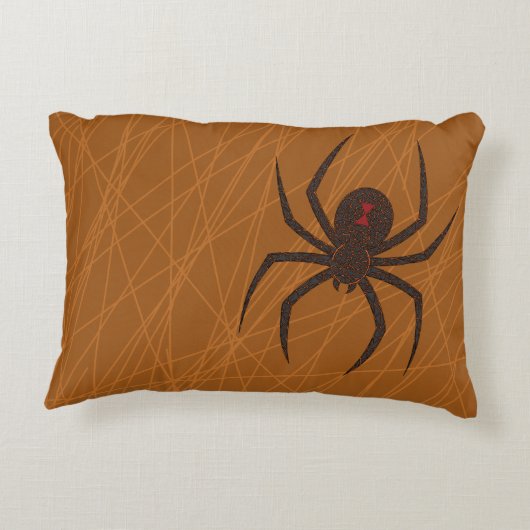 蜘蛛の巣のアクセントの枕 アクセントクッション (裏面)
