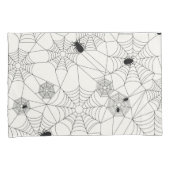 蜘蛛の巣のハロウィンパターン 枕カバー (正面右)