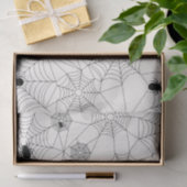 蜘蛛の巣のハロウィンパターン 薄葉紙 (ギフト)