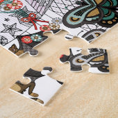 蜘蛛の巣アーティスト（Spider's web artist） ジグソーパズル (側面)