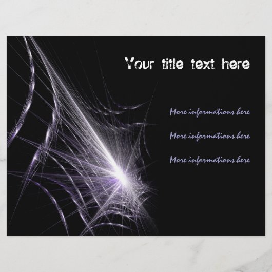 蜘蛛の巣 チラシ (正面)