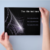 蜘蛛の巣 チラシ (手)