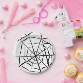 蜘蛛の巣 ペーパープレート (パーティー)