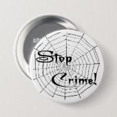 蜘蛛の巣 缶バッジ (正面&裏面)