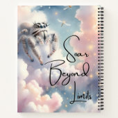 蜘蛛の恋人のためのキュートなジャンプ蜘蛛の手帳ギフト ノートブック (裏面)