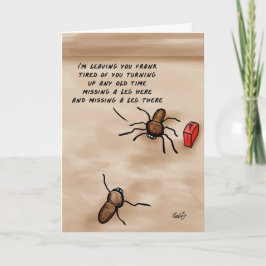 蜘蛛の漫画 – 私は離れ君のフランク! カード