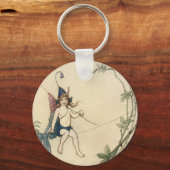 蜘蛛の糸に着席 キーホルダー (正面)