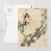 蜘蛛の糸に着席 ポストカード (正面/裏面)