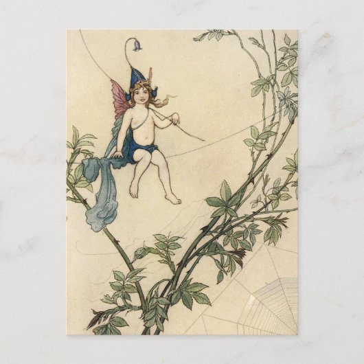 蜘蛛の糸に着席 ポストカード (正面)