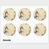 蜘蛛の糸に着席 ラウンドシール (シート)