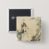 蜘蛛の糸に着席 缶バッジ (正面&裏面)