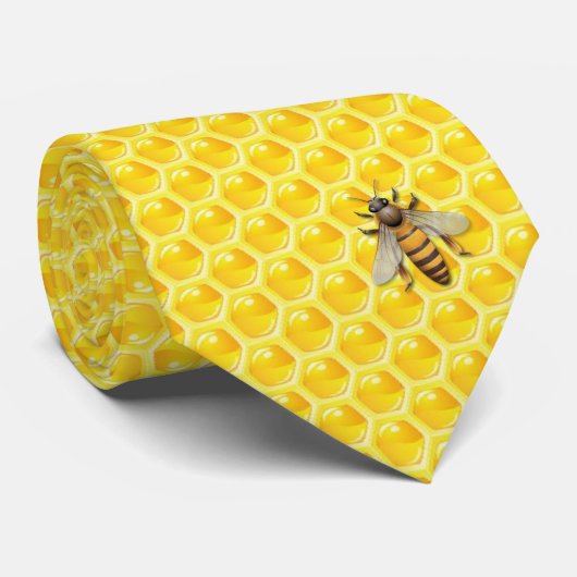蜜蜂のタイ ネクタイ (ロール)