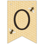 蜜蜂の巣のお祝いの蜂 バンティングフラッグ (第2の旗)