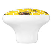 蜜蜂の巣の引出しのノブの引きの蜂をくまなく セラミックノブ (側面)