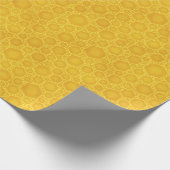 蜜蜂の巣の蜂蜜のミツバチの巣の自然の蜂のパーティー ラッピングペーパー (角)