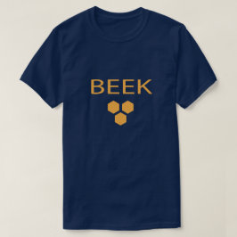 蜜蜂の巣の記号を用いるBeekの養蜂家 Tシャツ