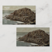 蜜蜂の巣。 巨人の土手道。 Co. Antrim、Irel 名刺 (正面/裏面)