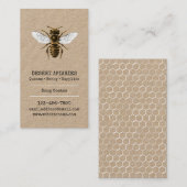 蜜蜂の素朴なApiary 名刺 (正面/裏面)