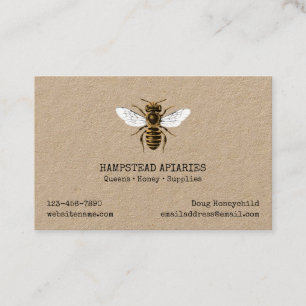 蜜蜂の素朴なApiary 名刺