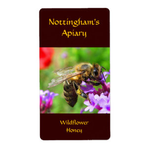 蜜蜂の蜂蜜のラベル ラベル