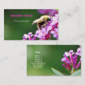 蜜蜂の避難所の名刺 名刺 (正面/裏面)