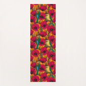 蜜蜂はオレンジの上で食べ物やケシ ヨガマット (正面)