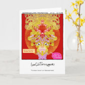 蜜蜂飼いの守護聖人 カード (黄色い花)