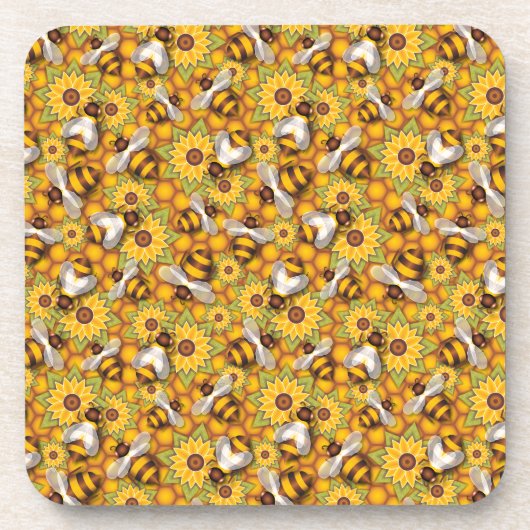 蜜蜂 コースター (正面)