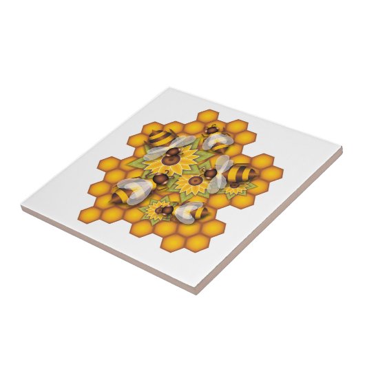 蜜蜂 タイル (側面)